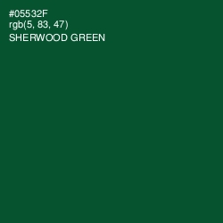 #05532F - Sherwood Green Color Image